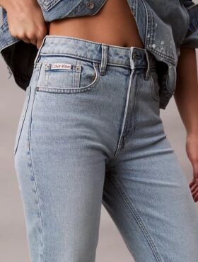 High Rise Straight Jeans