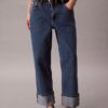 High Rise Straight Jeans