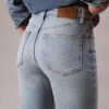 High Rise Straight Jeans