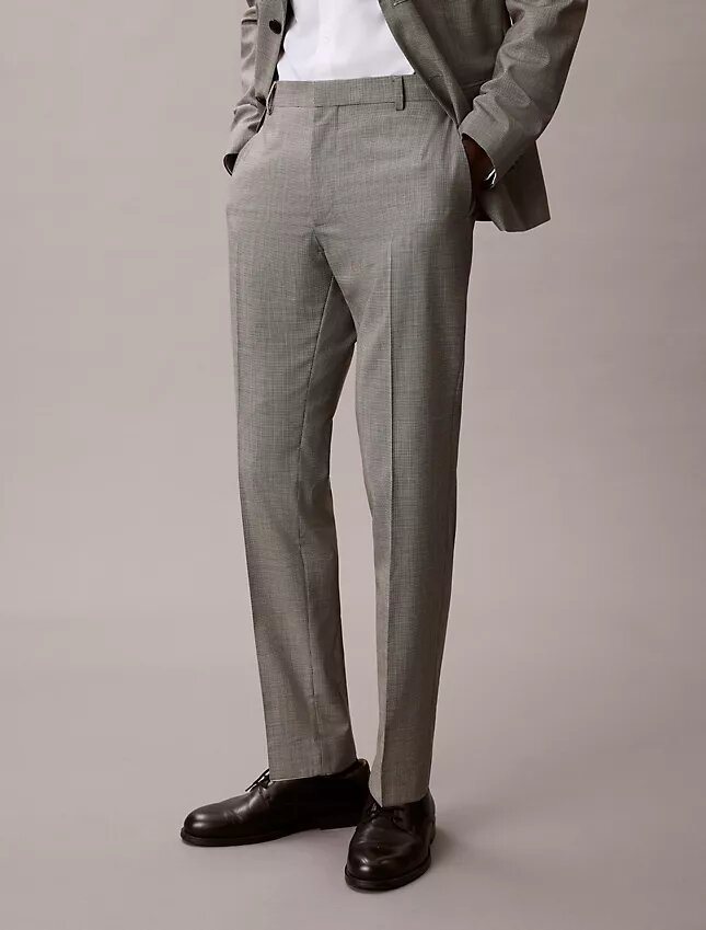 Houndstooth Slim Trousers Houndstooth Slim Trousers