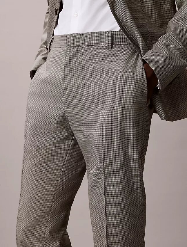 Houndstooth Slim Trousers Houndstooth Slim Trousers