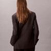 Houndstooth Wool Blend Relaxed Blazer Houndstooth Wool Blend Relaxed Blazer