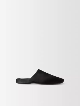 Hugh Silk Satin Slipper