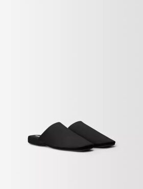 Hugh Silk Satin Slipper