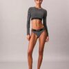 Icon Cotton Modal Lightly Lined Long Sleeve Bralette