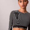 Icon Cotton Modal Lightly Lined Long Sleeve Bralette