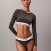 Icon Cotton Modal Lightly Lined Long Sleeve Tee Bralette