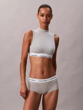 Icon Cotton Modal Lightly Lined Mockneck Bralette
