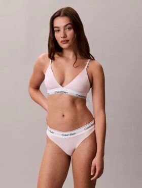 Icon Cotton Modal Lightly Lined Triangle Bralette