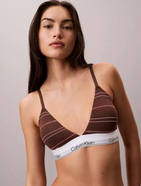 Icon Cotton Modal Lightly Lined Triangle Bralette