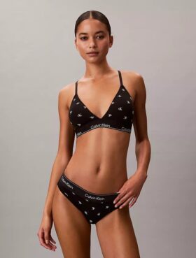 Icon Cotton Modal Lightly Lined Triangle Bralette
