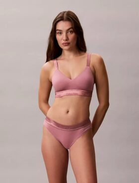 Icon Cotton Modal Metallic Lightly Lined Bralette