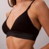 Icon Cotton Modal Metallic Lightly Lined Triangle Bralette