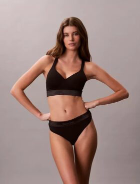 Icon Cotton Modal Metallic Thong