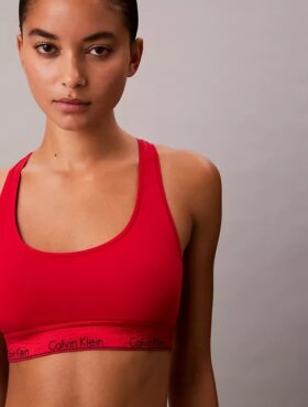 Icon Cotton Modal Metallic Unlined Bralette