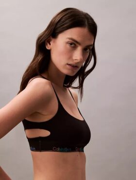 Icon Cotton Modal Pride Deconstructed Unlined Bralette