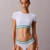 Icon Cotton Modal Stripe Lightly Lined T-Shirt Bralette