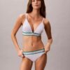 Icon Cotton Modal Stripe Lightly Lined Triangle Bralette