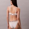 Icon Cotton Modal Stripe Lightly Lined Triangle Bralette