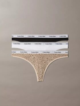 Icon Logo 3-Pack Low Rise Thong