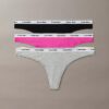Icon Logo 3-Pack Low Rise Thong