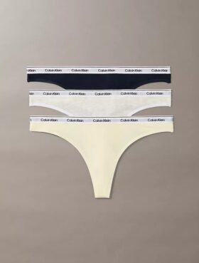 Icon Logo 3-Pack Low Rise Thong