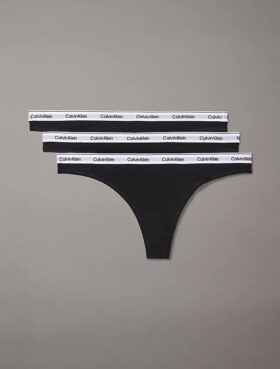 Icon Logo 3-Pack Low Rise Thong