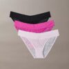 Icon Logo Lace 3-Pack Low Rise Bikini