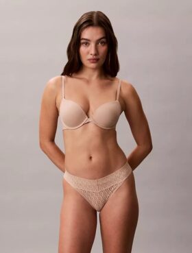 Icon Logo Lace Thong