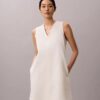 Interlock V-Neck Mini Dress
