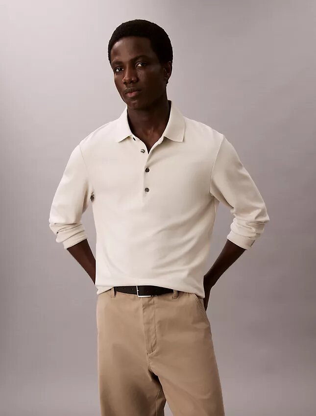 Jacquard Relaxed Polo Sweater Jacquard Relaxed Polo Sweater