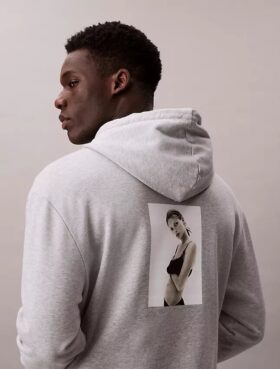 Kate Moss Fleece Graphic Hoodie