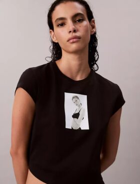 Kate Moss Graphic Baby Tee Kate Moss Graphic Baby Tee