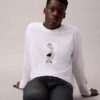 Kate Moss Graphic Relaxed Long Sleeve T-Shirt