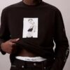 Kate Moss Graphic Relaxed Long Sleeve T-Shirt