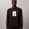 Kate Moss Graphic Relaxed Long Sleeve T-Shirt