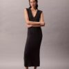 Knit Sleeveless Midi Dress