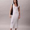Knit Sleeveless Midi Dress