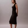 Knit Sleeveless Midi Dress