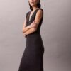 Knit Sleeveless Midi Dress