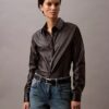 Lamb Leather Button-Down Shirt Lamb Leather Button-Down Shirt