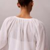 Light Cotton Blend Popover Top