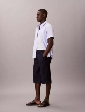 Lightweight Indigo Denim Long Shorts