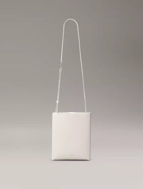 Line Leather Crossbody Bag