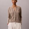 Linen Blend Cardigan Linen Blend Cardigan