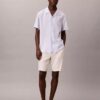Linen Blend Cargo Shorts Linen Blend Cargo Shorts