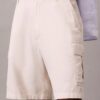 Linen Blend Cargo Shorts Linen Blend Cargo Shorts
