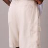 Linen Blend Cargo Shorts Linen Blend Cargo Shorts