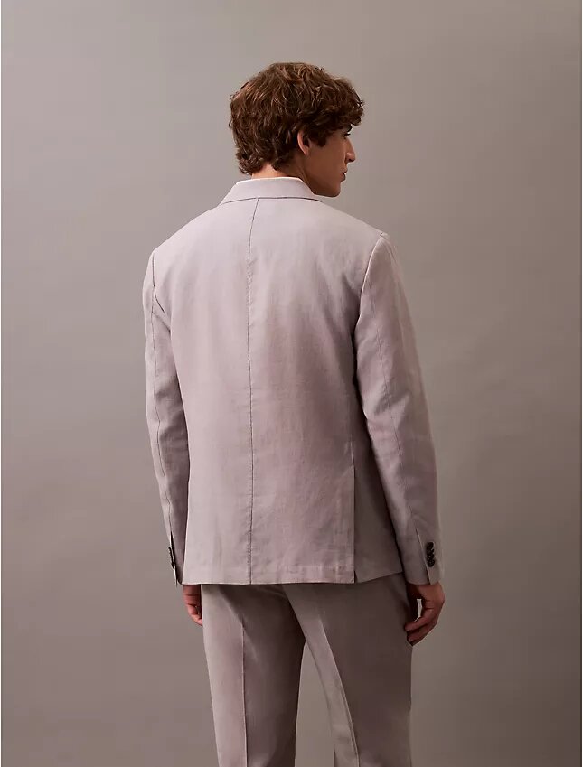 Linen Blend Classic Blazer Linen Blend Classic Blazer
