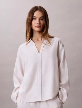 Linen Blend Classic Shirt
